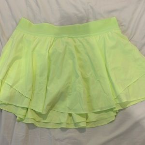 Lululemon court rival high rise skirt- faded zap